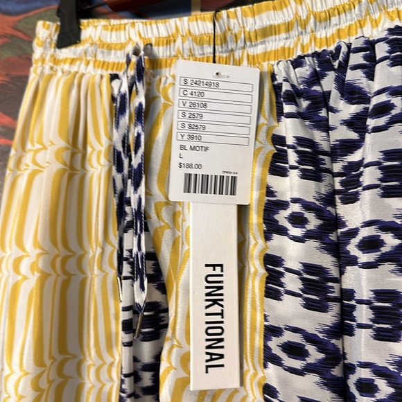 Anthropologie Bent Stripes Asymmetric Skirt by Funktional LARGE - Picture 8 of 12